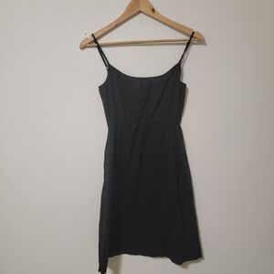 Theory Black Mini Dress with Spaghetti Straps